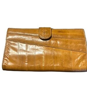 Vintage eel skin wallet